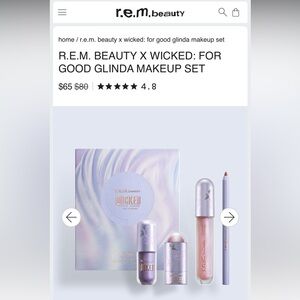 BNIB R.E.M. Beauty Glinda 4-Piece Makeup Set